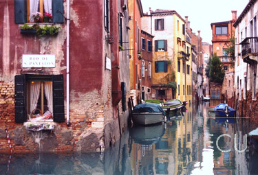 Classic Venetian Canal Muneghette and the Scuolo Grande di San Rocco, San Polo Sestiere